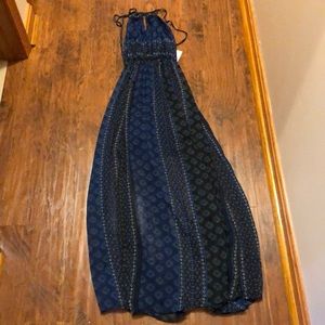 Blue Hollister maxi dress